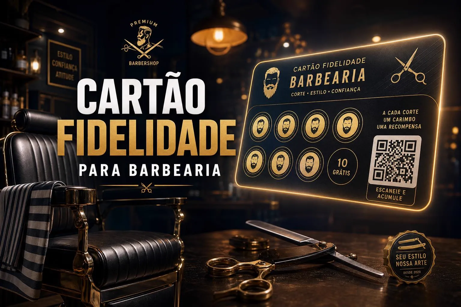 Cartão fidelidade para barbearia: guia definitivo 2026 para faturar mais